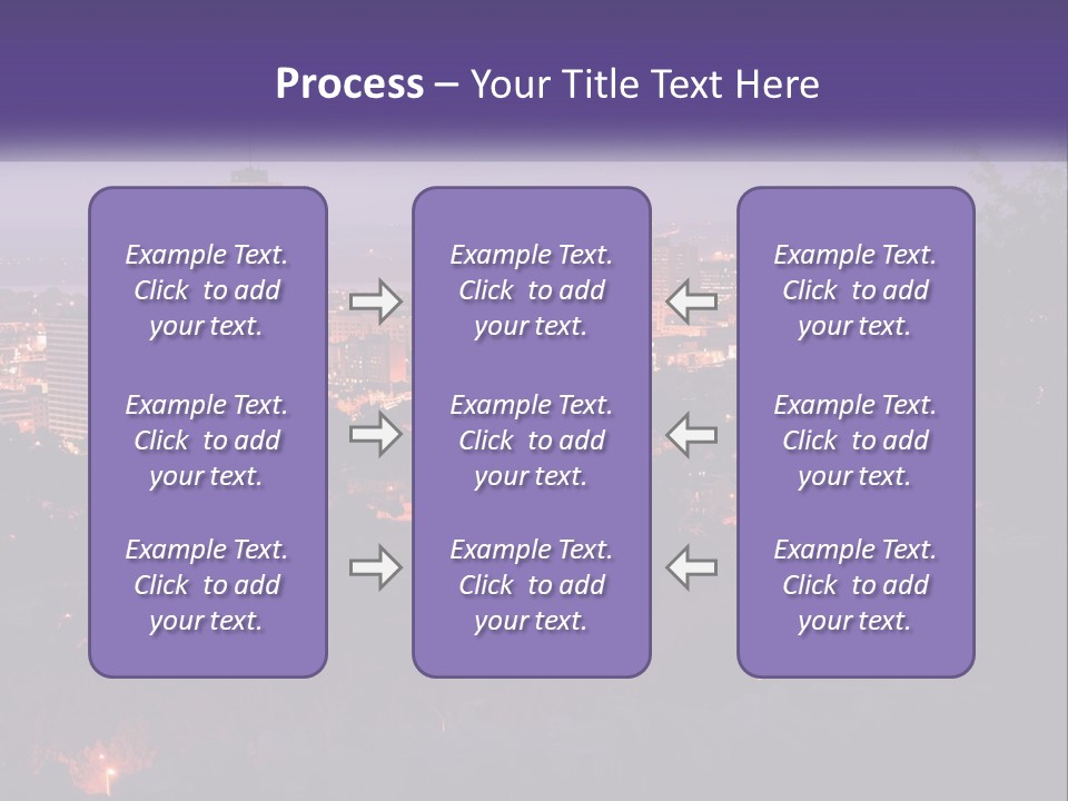 Trees Landmark Waterfront PowerPoint Template