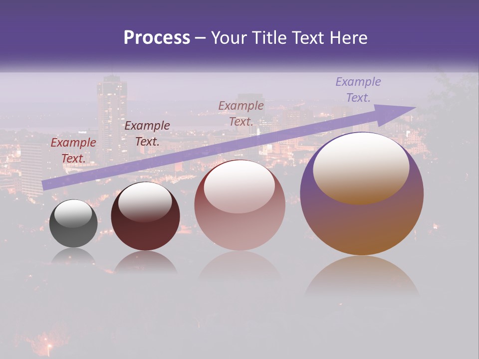 Trees Landmark Waterfront PowerPoint Template