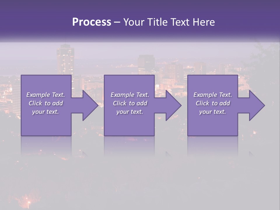 Trees Landmark Waterfront PowerPoint Template