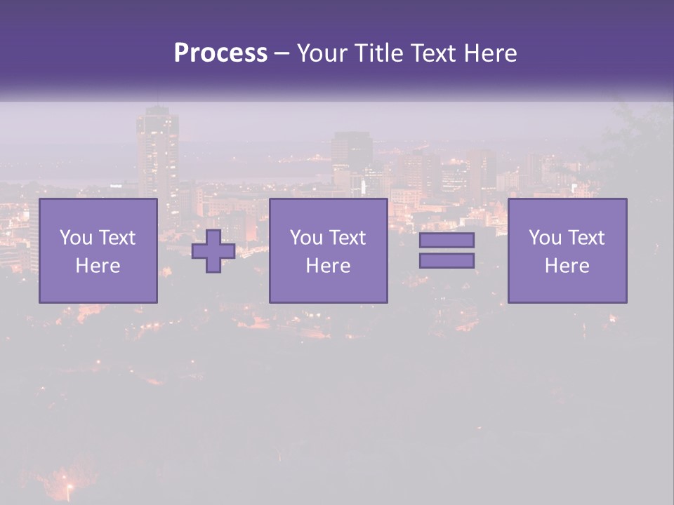 Trees Landmark Waterfront PowerPoint Template