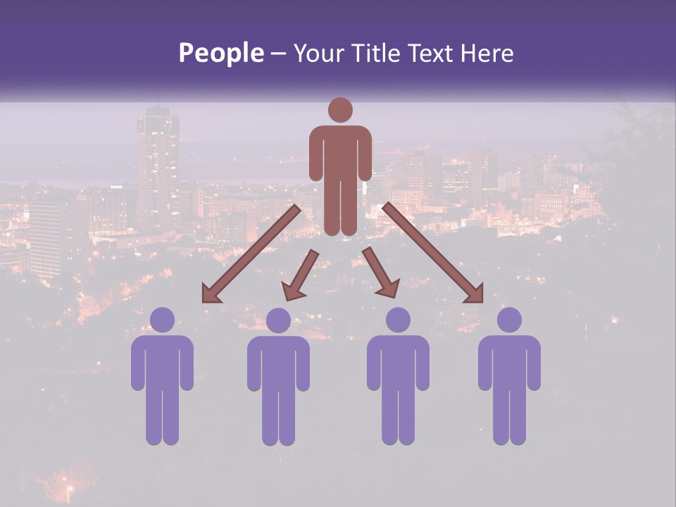 Trees Landmark Waterfront PowerPoint Template