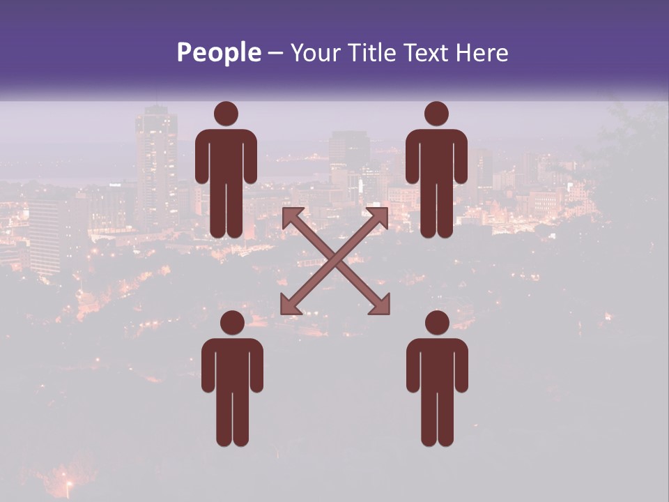 Trees Landmark Waterfront PowerPoint Template