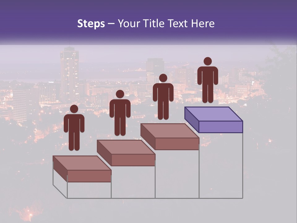 Trees Landmark Waterfront PowerPoint Template