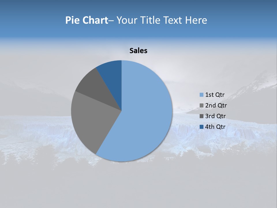 Calving Ice Floating PowerPoint Template