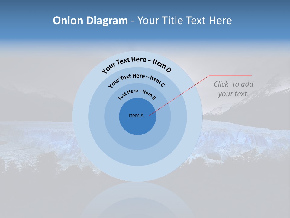 Calving Ice Floating PowerPoint Template