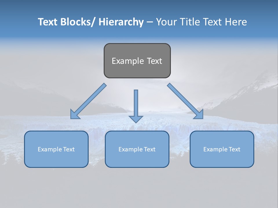 Calving Ice Floating PowerPoint Template