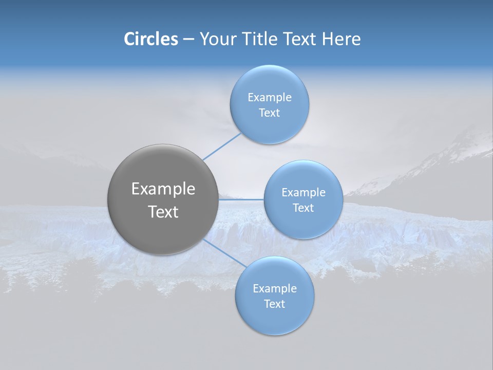 Calving Ice Floating PowerPoint Template