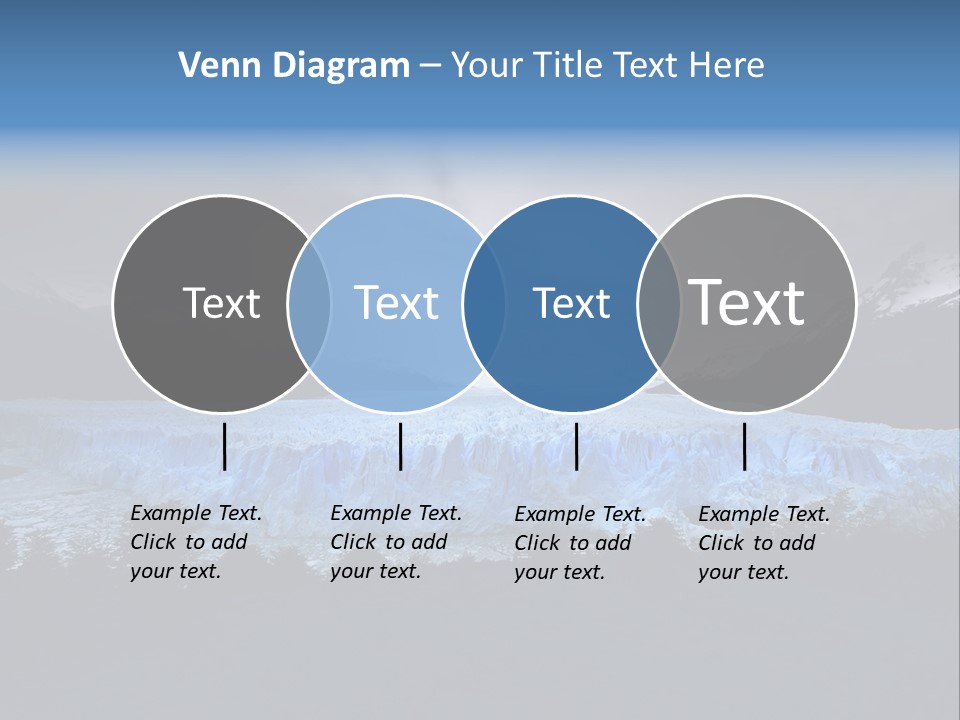 Calving Ice Floating PowerPoint Template