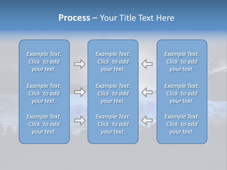 Calving Ice Floating PowerPoint Template