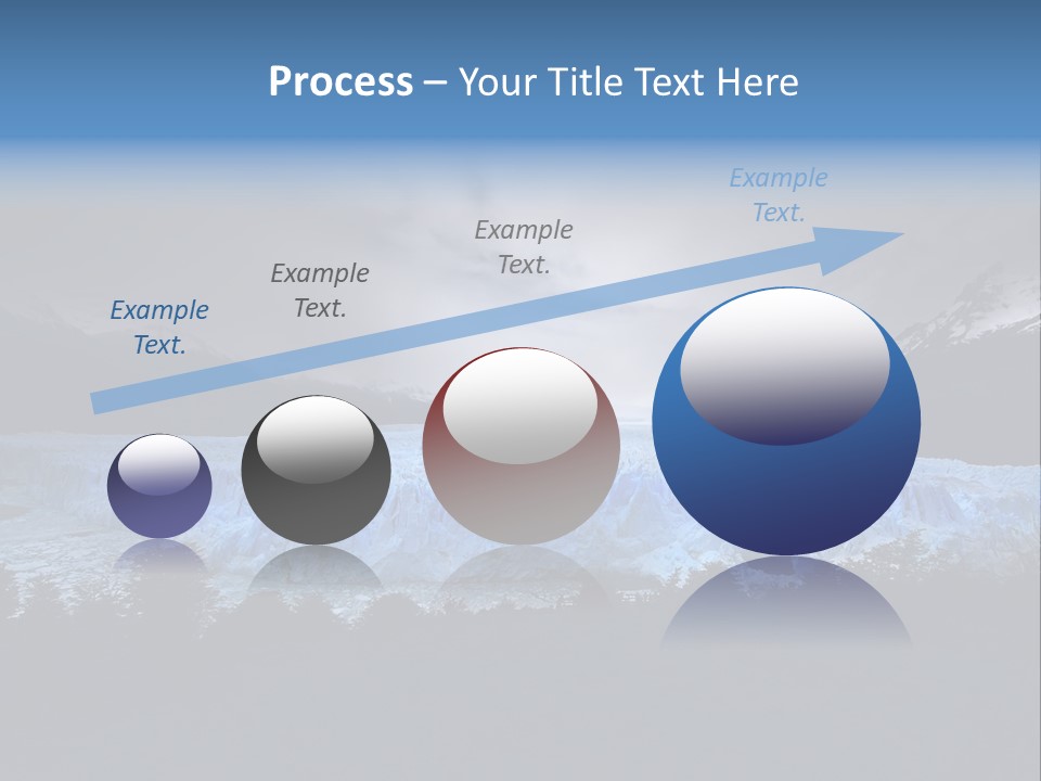 Calving Ice Floating PowerPoint Template