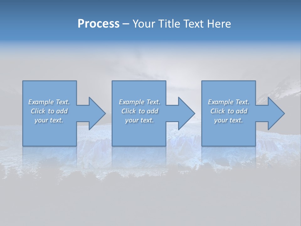 Calving Ice Floating PowerPoint Template