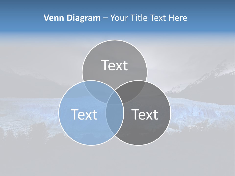 Calving Ice Floating PowerPoint Template