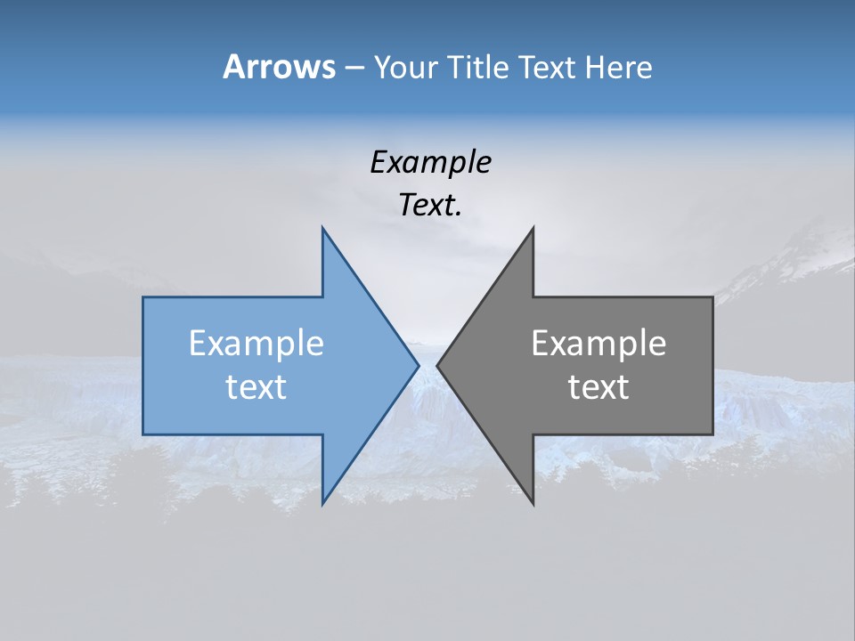 Calving Ice Floating PowerPoint Template