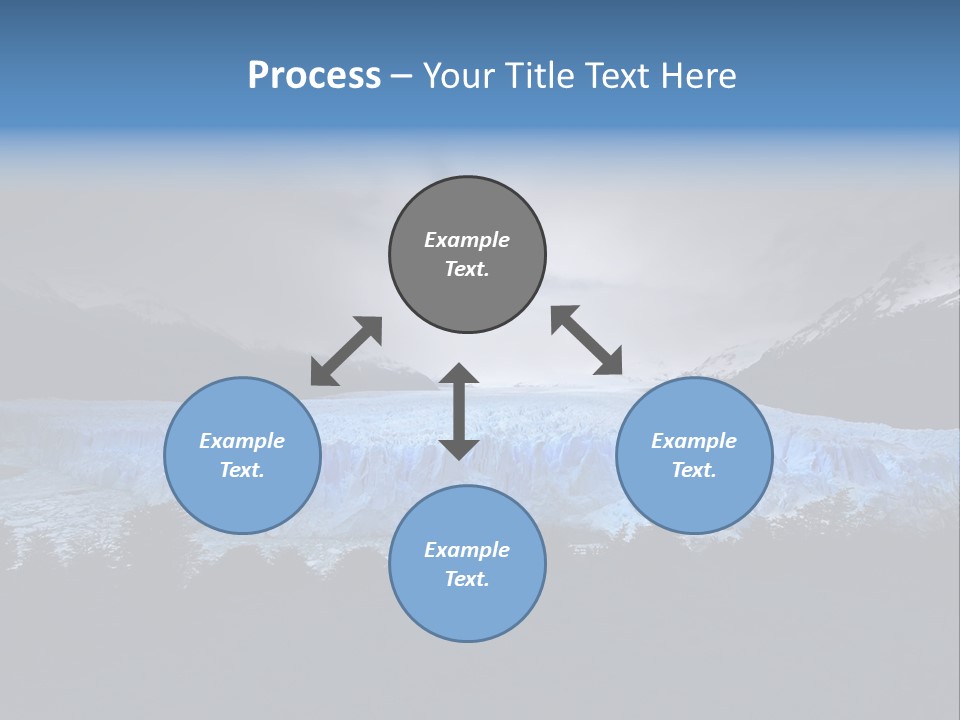 Calving Ice Floating PowerPoint Template