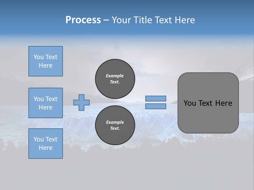 Calving Ice Floating PowerPoint Template