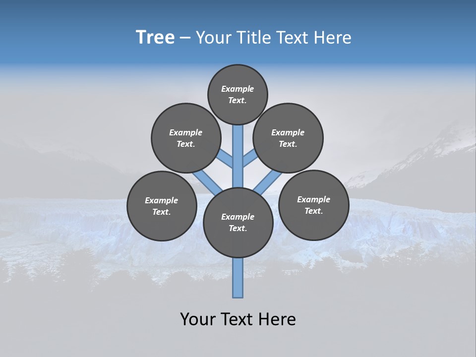 Calving Ice Floating PowerPoint Template