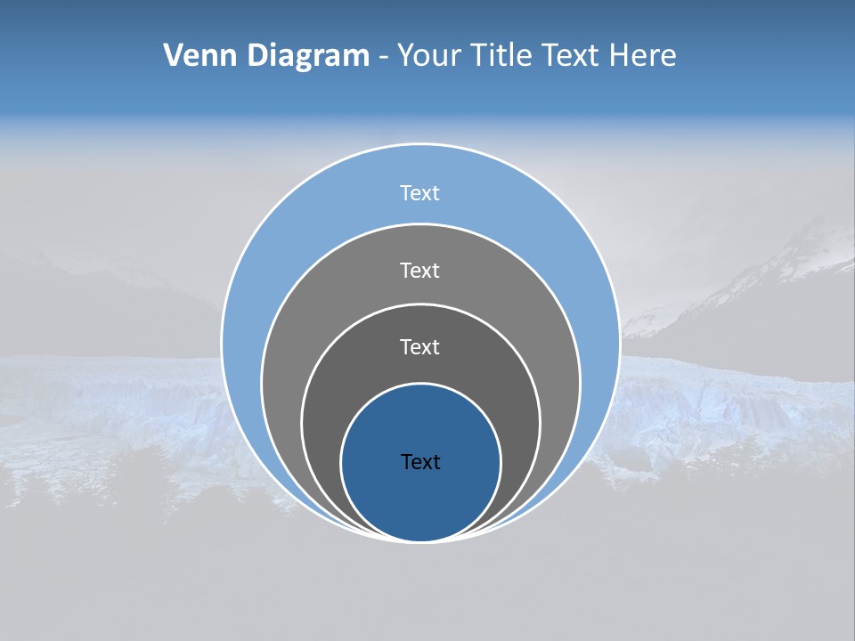 Calving Ice Floating PowerPoint Template