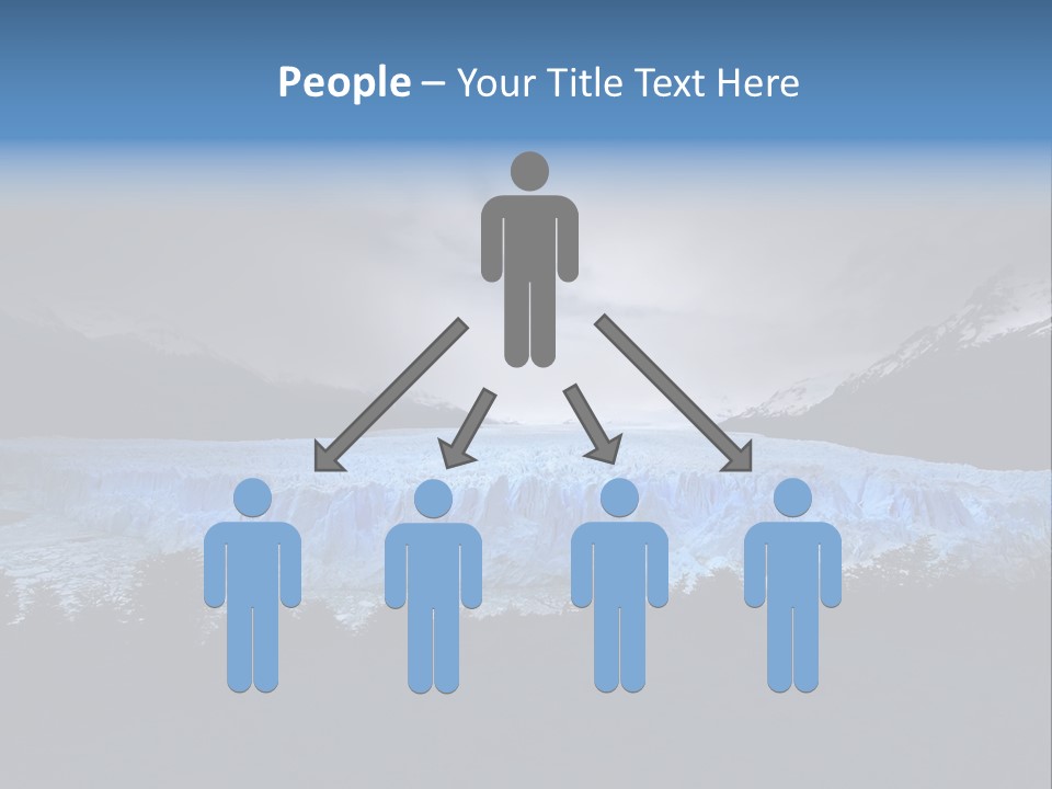 Calving Ice Floating PowerPoint Template