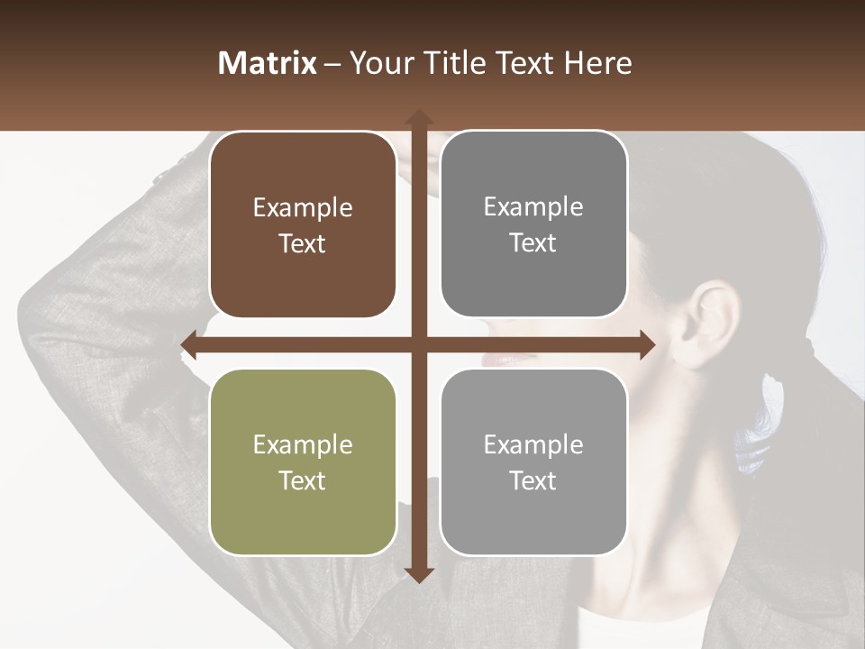 Woman Outlook Professional PowerPoint Template