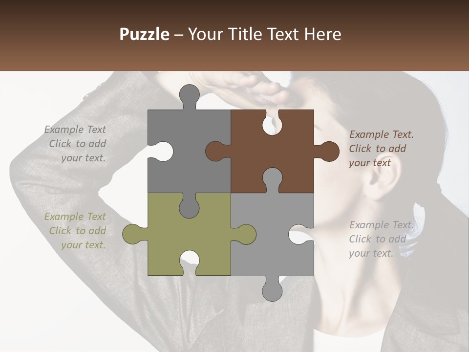 Woman Outlook Professional PowerPoint Template