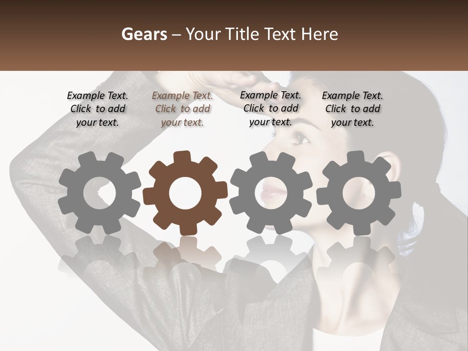 Woman Outlook Professional PowerPoint Template