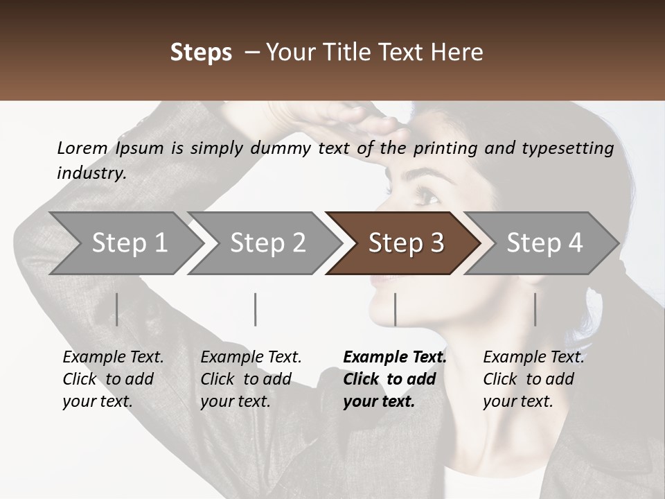 Woman Outlook Professional PowerPoint Template