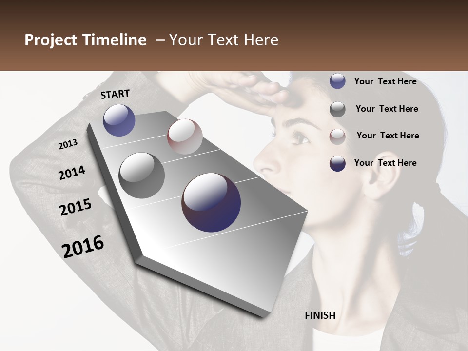 Woman Outlook Professional PowerPoint Template