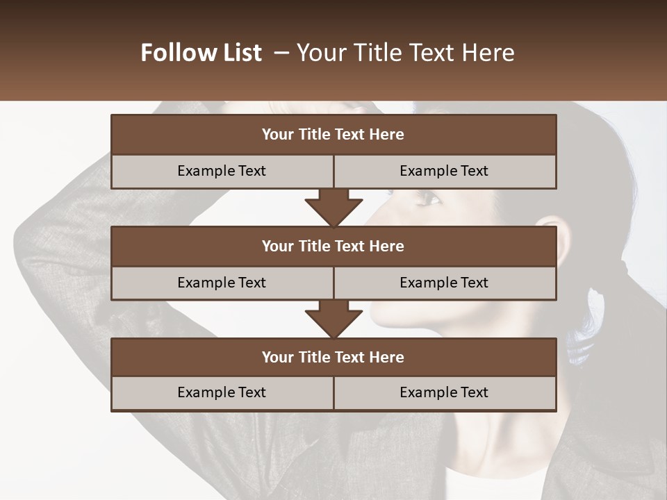 Woman Outlook Professional PowerPoint Template