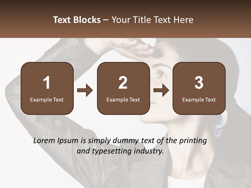 Woman Outlook Professional PowerPoint Template