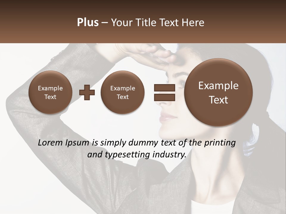 Woman Outlook Professional PowerPoint Template
