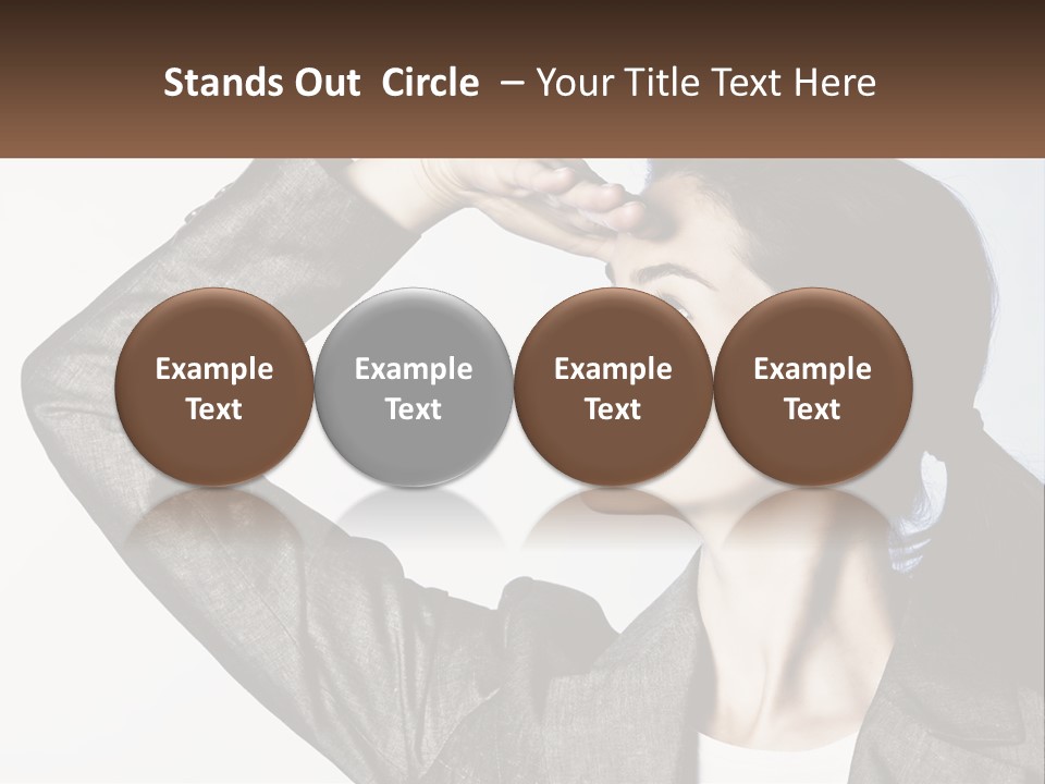 Woman Outlook Professional PowerPoint Template