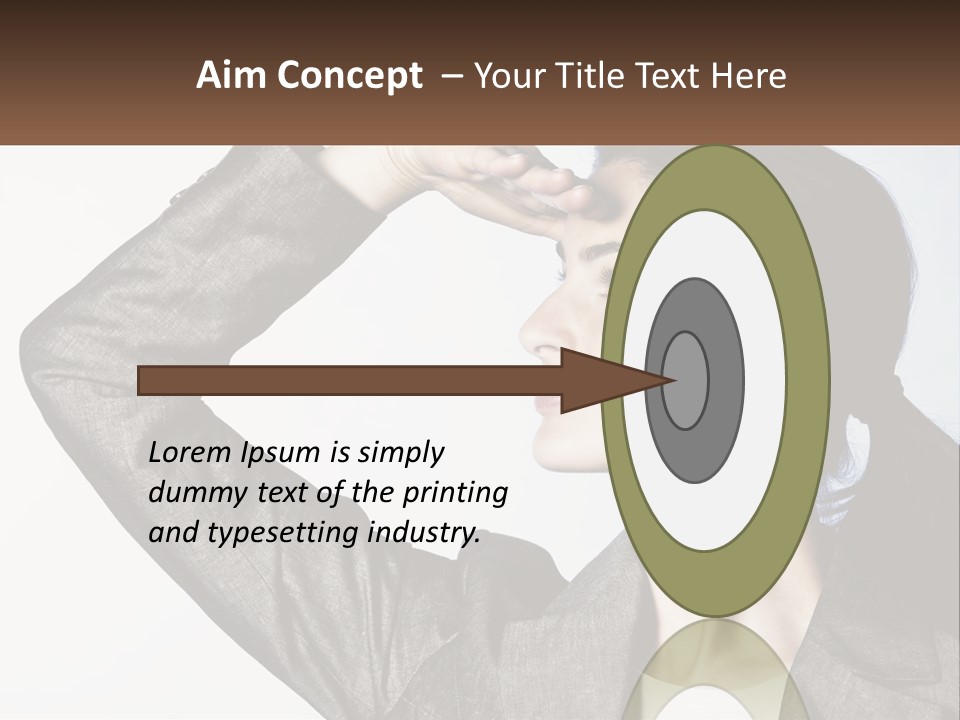 Woman Outlook Professional PowerPoint Template