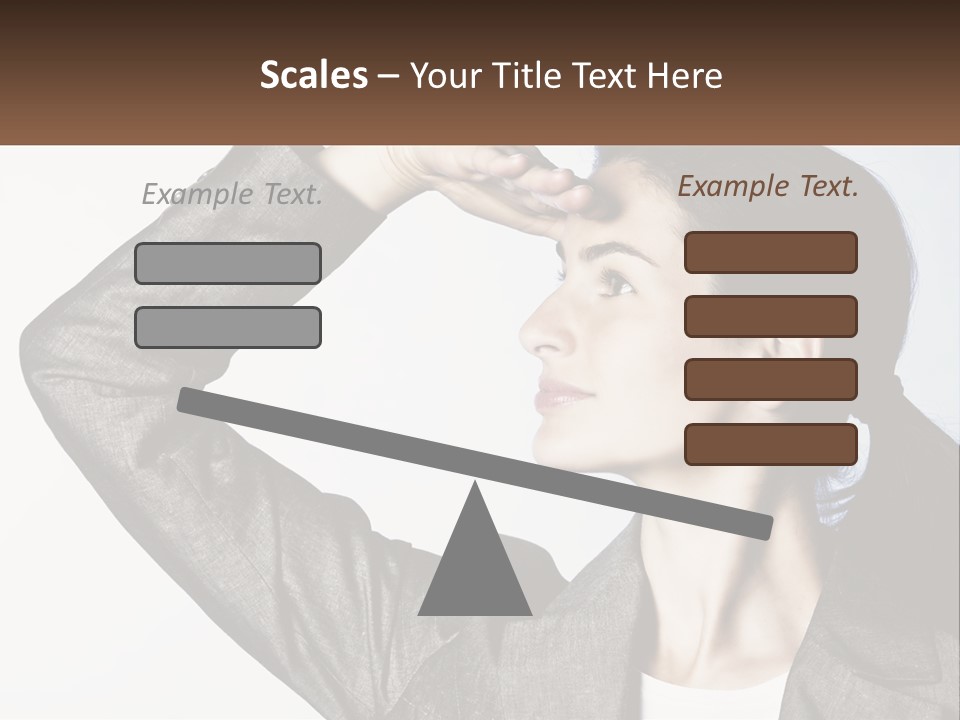 Woman Outlook Professional PowerPoint Template