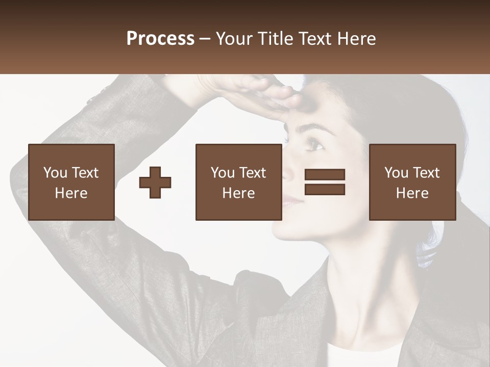 Woman Outlook Professional PowerPoint Template