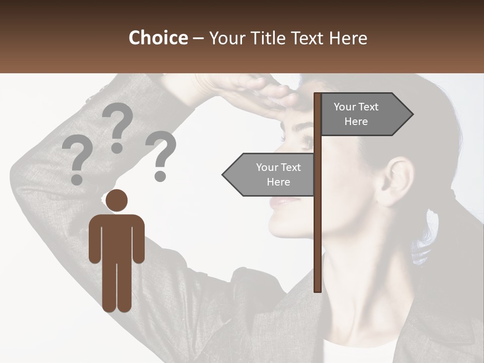 Woman Outlook Professional PowerPoint Template