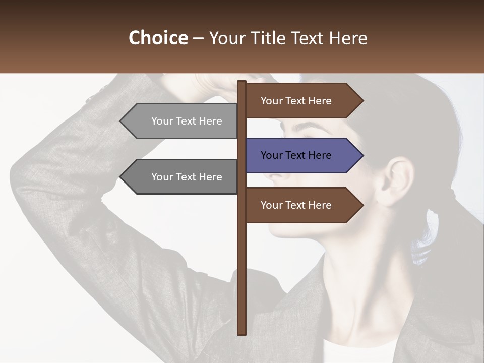 Woman Outlook Professional PowerPoint Template