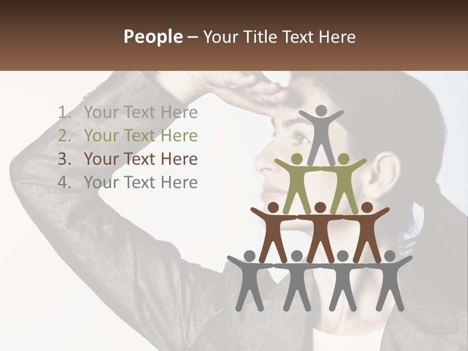 Woman Outlook Professional PowerPoint Template