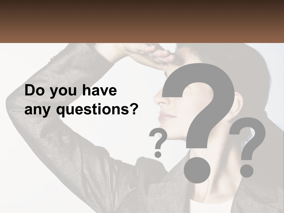 Woman Outlook Professional PowerPoint Template