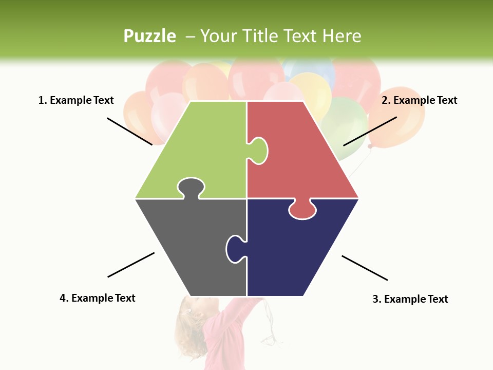 Decoration Blue Cute PowerPoint Template