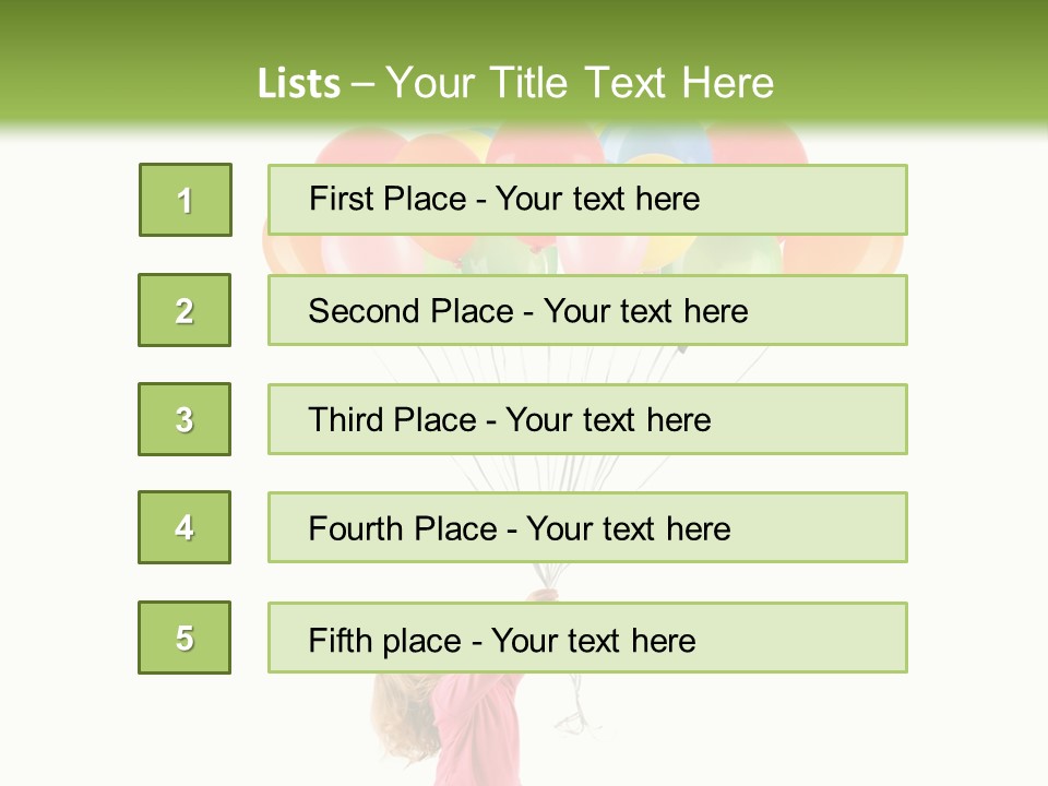 Decoration Blue Cute PowerPoint Template