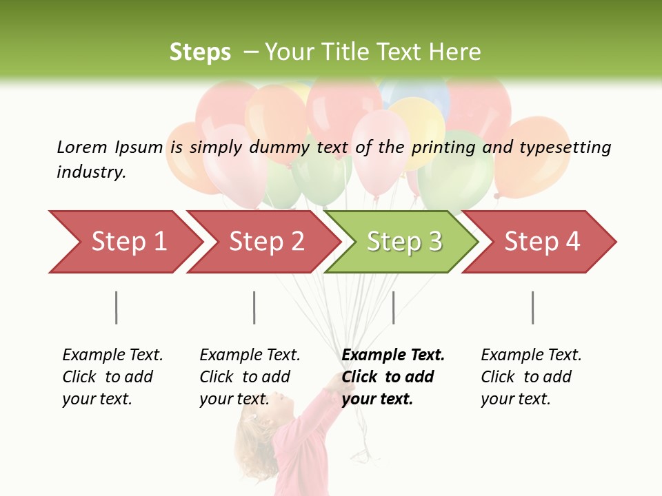 Decoration Blue Cute PowerPoint Template