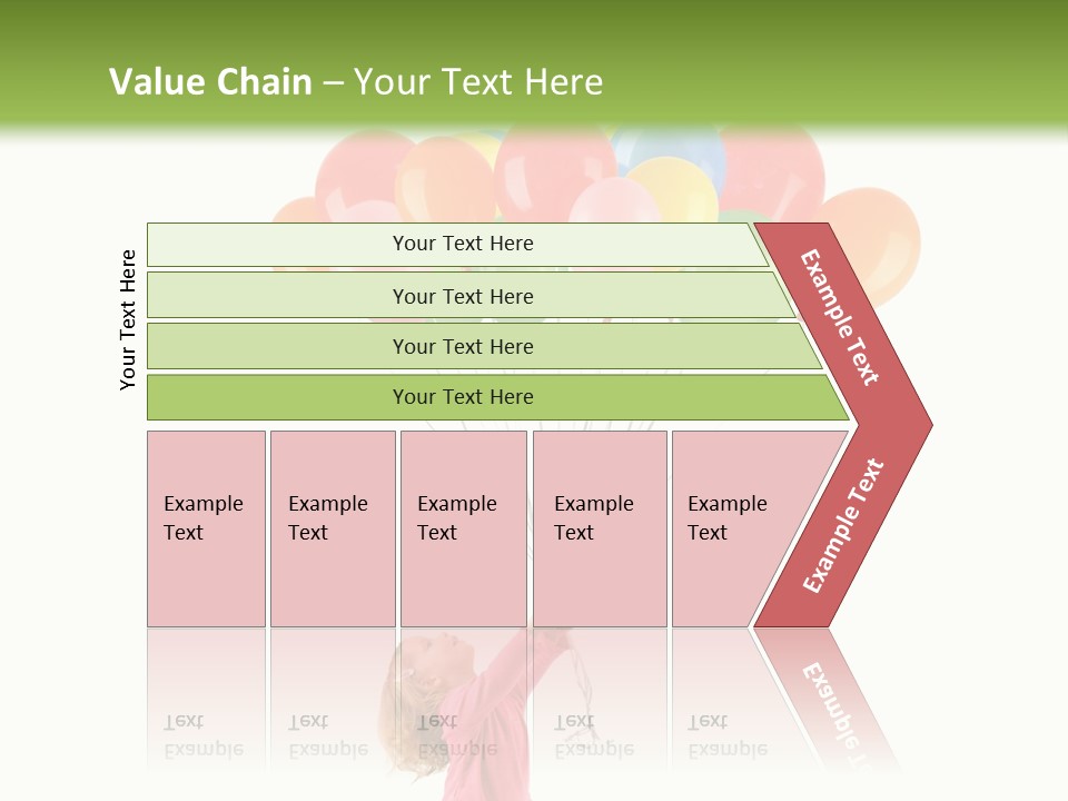 Decoration Blue Cute PowerPoint Template