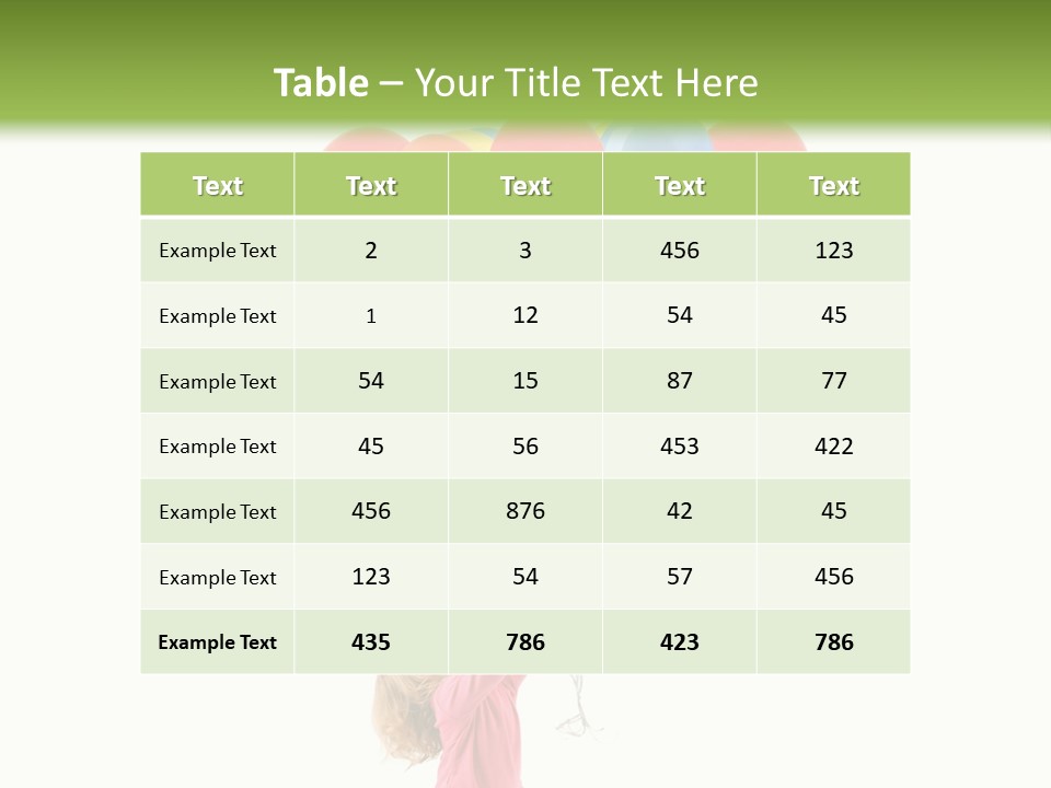 Decoration Blue Cute PowerPoint Template