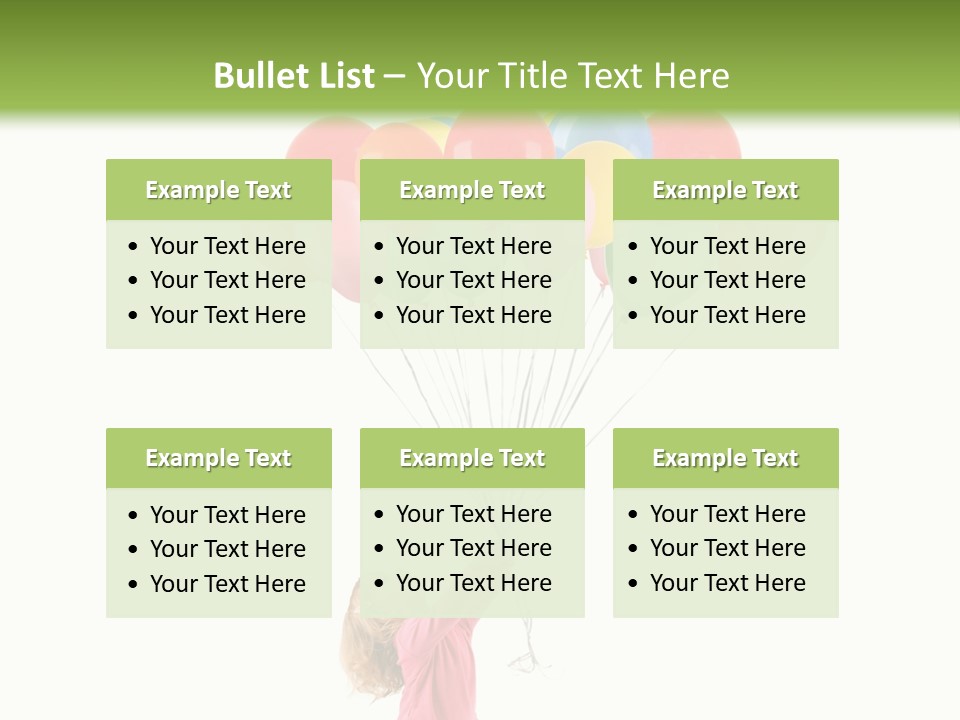 Decoration Blue Cute PowerPoint Template