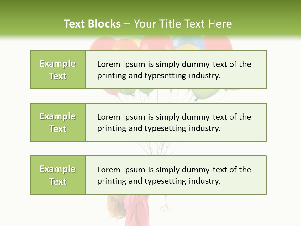 Decoration Blue Cute PowerPoint Template