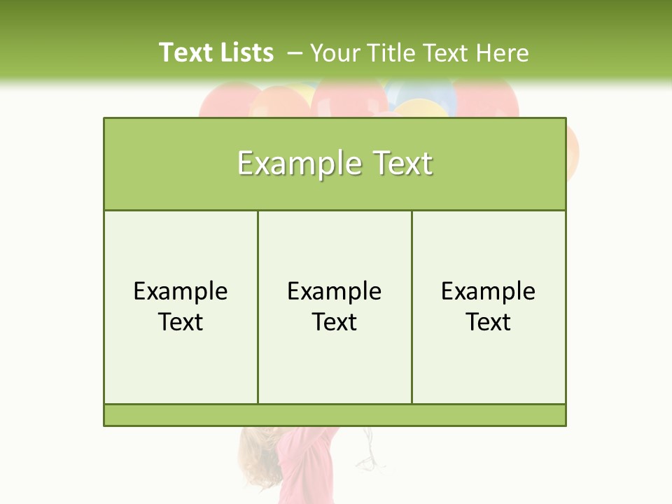 Decoration Blue Cute PowerPoint Template