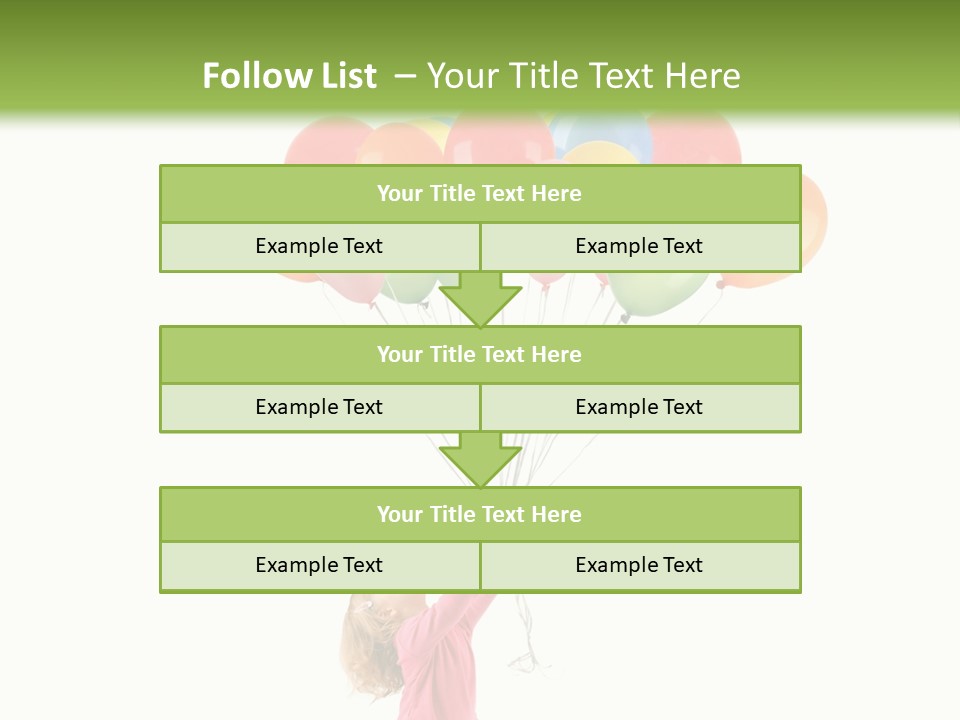 Decoration Blue Cute PowerPoint Template