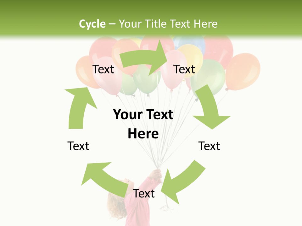 Decoration Blue Cute PowerPoint Template