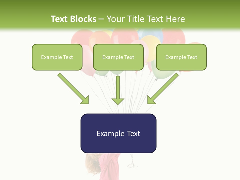 Decoration Blue Cute PowerPoint Template