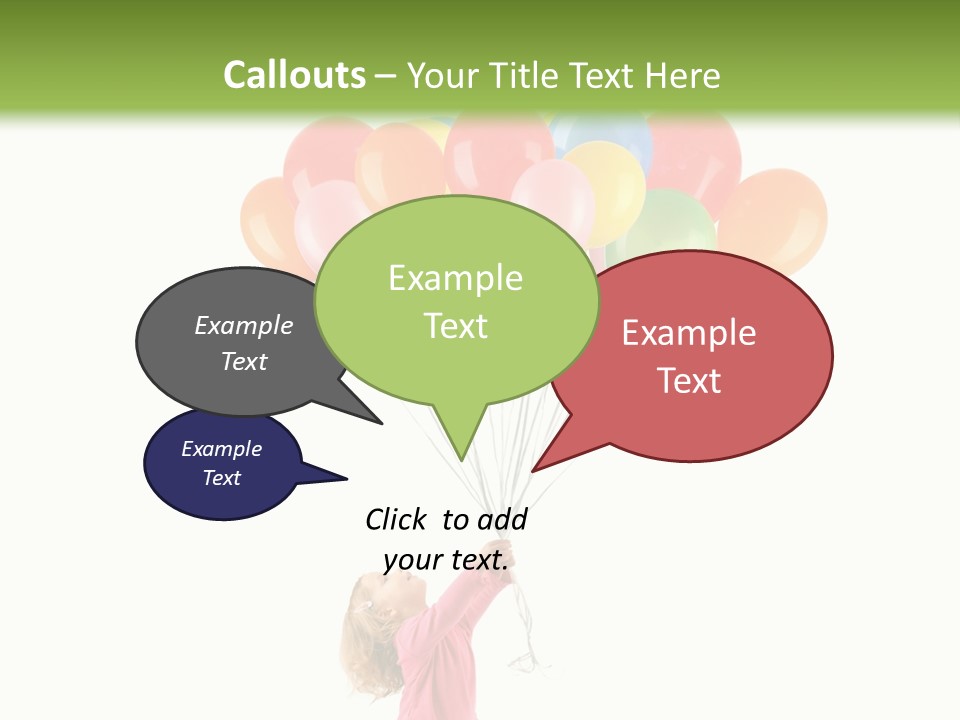 Decoration Blue Cute PowerPoint Template